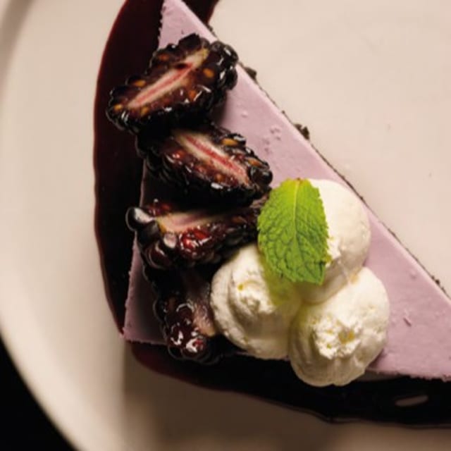 Ube Cheesecake.